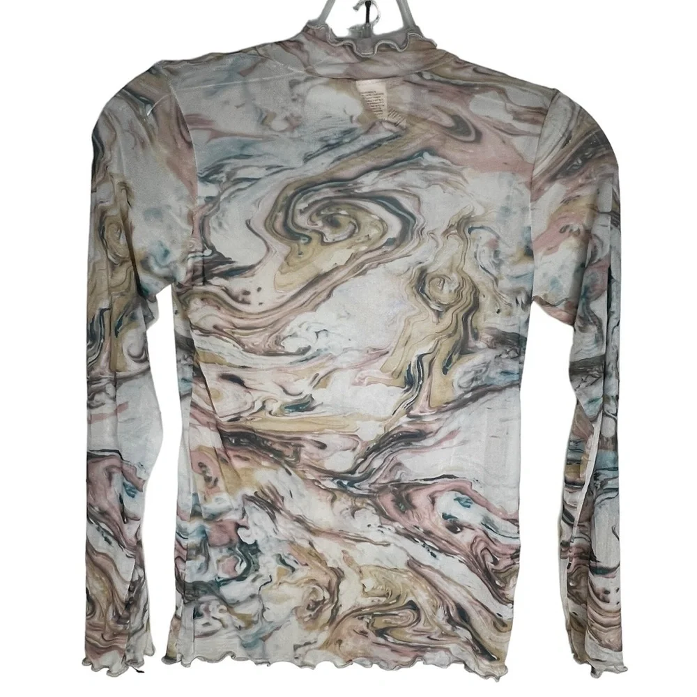Art Class Sheer Top